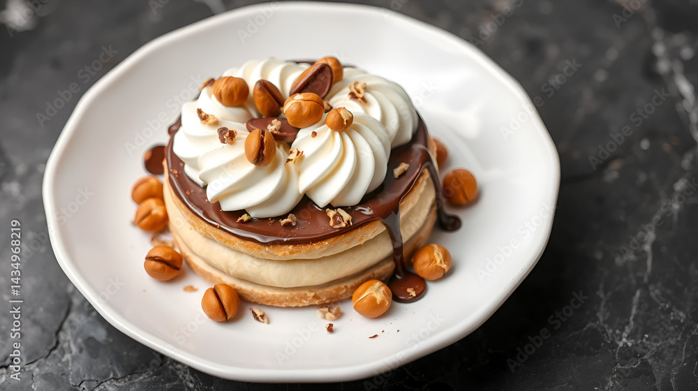 Hazelnut Dacquoise Slice